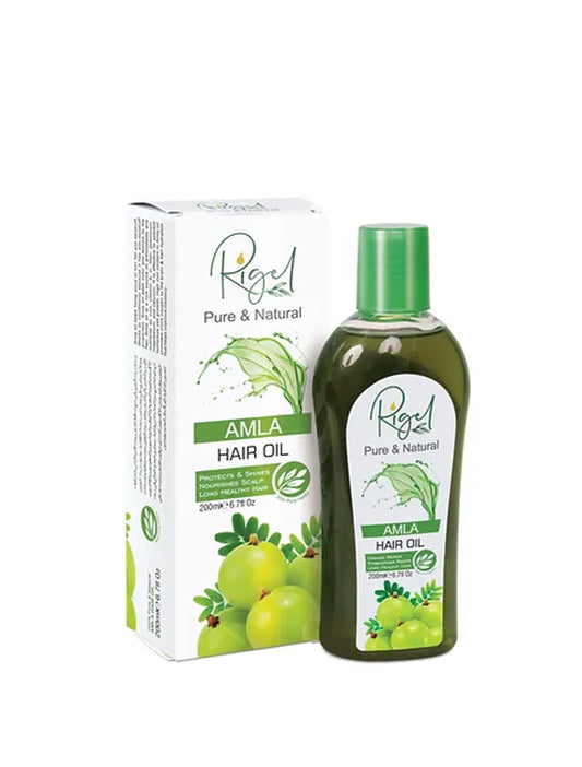 Amla Hair Oil by RIGEL 200 ML 100% Pure & Natural Hair Growth Protects & Shines