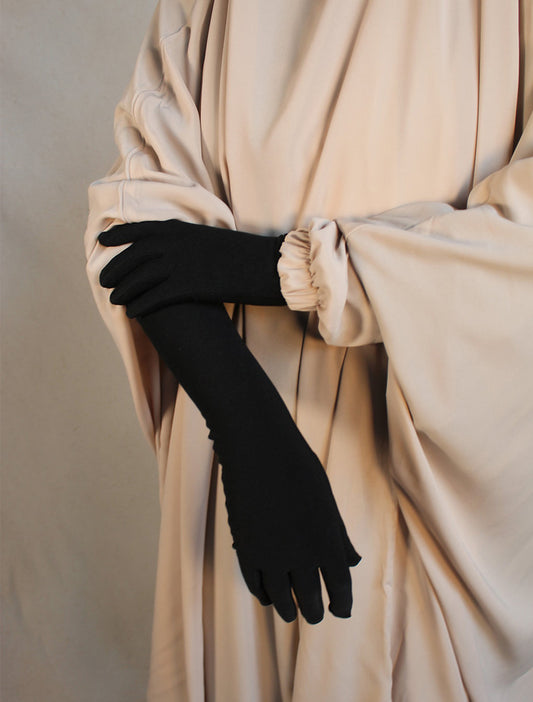 Long Saudi Style Gloves