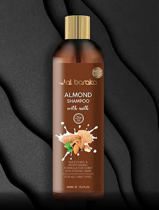 Almond with Milk Halal Al Baraka Shampoo 400 ml