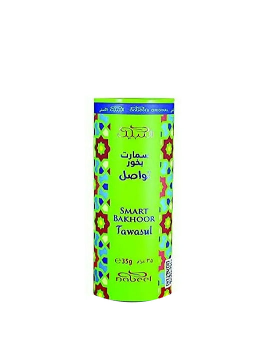 Tawasul New Nabeel Smart Burning Bakhoor 35gms Expertly Crafted Incense/Perfume